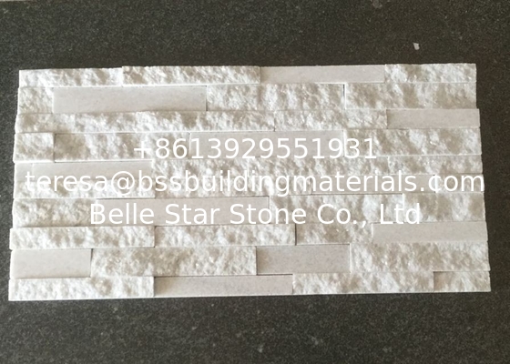 Super White Quartzite Stone Cladding Snow White Quartzite Ledgestone Natural Stone Veneer
