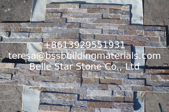 Rustic Quartzite Z Stone Panel Natural Stone Cladding Quartzite Stone Veneer Fireplace Stacked Stone