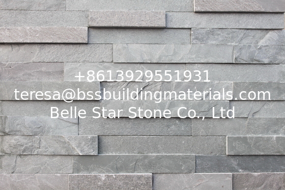 Green Slate Stacked Stone Veneer Natural Stone Cladding Outdoor Wall Stone Panel Slate Ledgestone