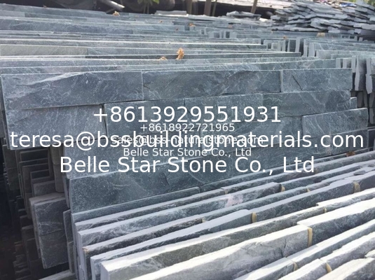 Green Slate Stone Panel Natural Stone Z Cladding Fireplace Thin Stone Veneer Slate Ledgestone