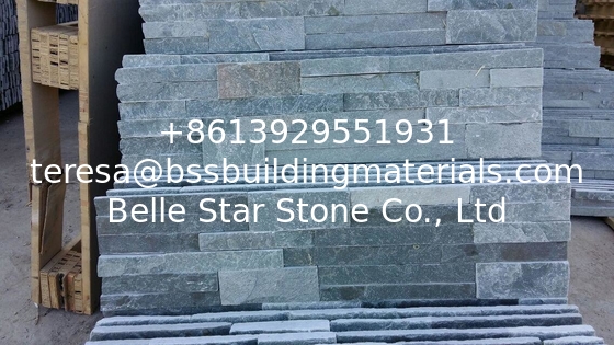 Green Slate Stone Panel Natural Stone Z Cladding Fireplace Thin Stone Veneer Slate Ledgestone