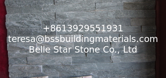 Green Slate Stone Panel Natural Stone Z Cladding Fireplace Thin Stone Veneer Slate Ledgestone