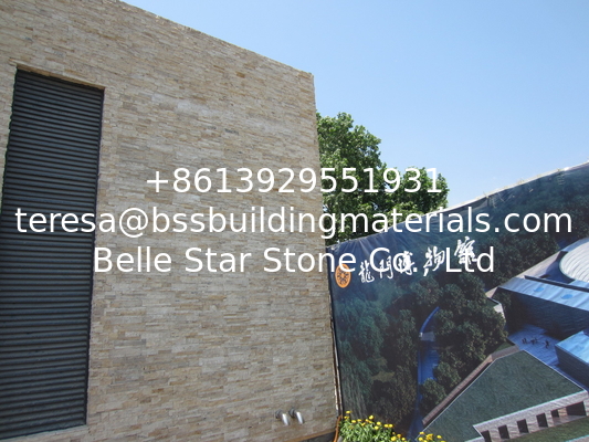 Travertine Z Stone Cladding Beige Limestone Culture Stone Natural Marble Stone Veneer Wall Panel
