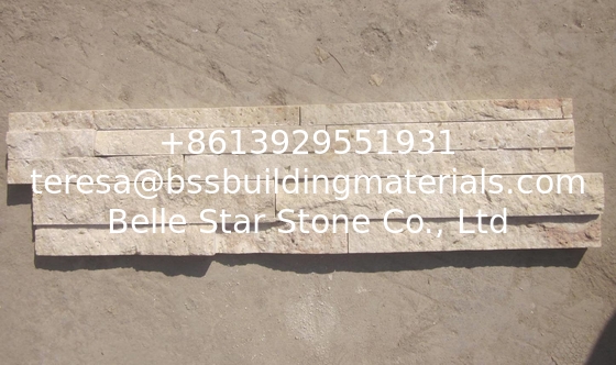 China Travertine 18x35 S Cut Stone Panel,Limestone 7&quot;x14&quot; Ledgestone,Natural Stone Veneer