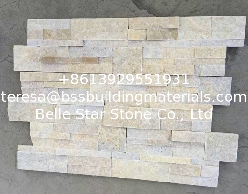 Yellow Jade Quartzite S 18x35 Stone Panel,Natural Quartzite Culture Stone,Thin Stone Veneer for Wall
