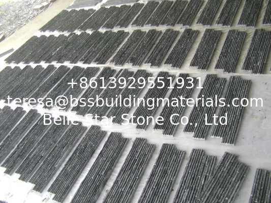 Black Slate Waterfall Shape Ledgestone,Charcoal Slate Retaining Wall Panel,Slate Culture Stone