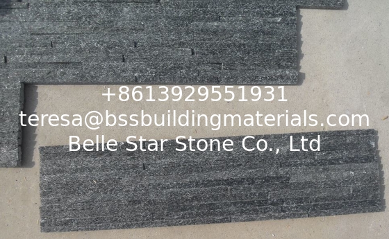 Black Quartzite Waterfall Shape Ledgestone,Retaining Wall Panel,Quartzite Culture Stone