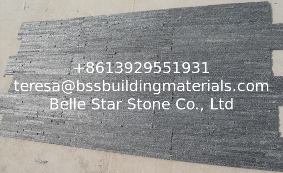 Black Quartzite Waterfall Shape Ledgestone,Retaining Wall Panel,Quartzite Culture Stone