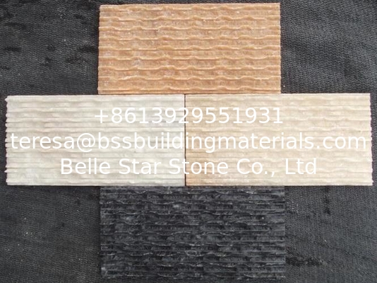 Onyx Waterfall Shape Wall Panel,Marble Waterfall Retaining Wall Stone,Outdoor Marble Stone Panel