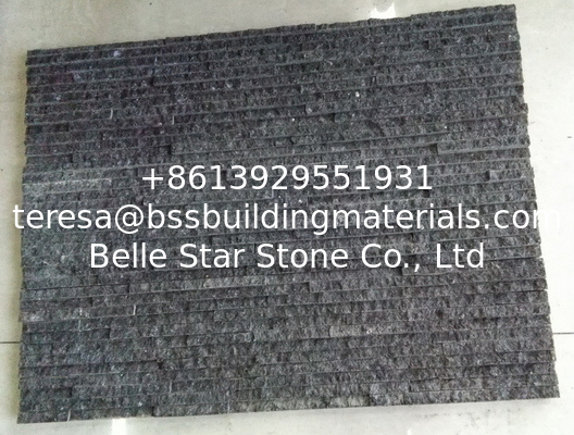 Grey Quartzite Waterfall Shape Culture Stone,Outdoor Landscaping Wall Stone Panel,Thin Stone Veneer