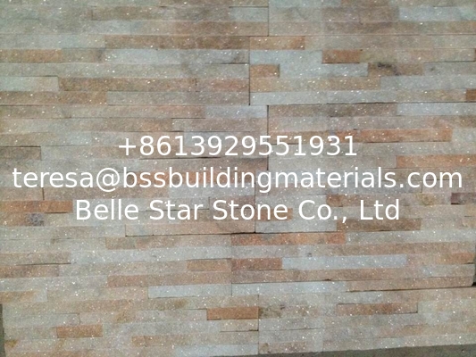 Pink Crystal Quartzite Thin Stone Veneer,Pink Jade Quartzite Culture Stone,Indoor/outdoor Stone Panel