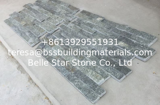Green Quartzite Culture Stone,Fireplace Stacked Stone,Real Z Stone Cladding,Quartz Stone Panel