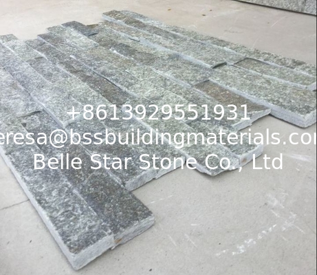 Green Quartzite Culture Stone,Fireplace Stacked Stone,Real Z Stone Cladding,Quartz Stone Panel