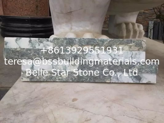 Lotus Green Marble Culture Stone,TV Background Marble Wall Panel,Outdoor Marble Stone Veneer
