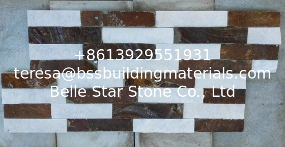 White/Black/Pink Jade Quartzite Culture Stone,Real Thin Stone Veneer for Indoor/Outdoor Wall
