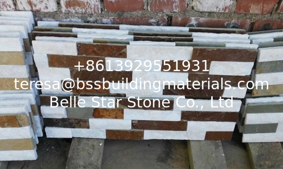 White/Pink Jade Quartzite Stacked Stone,Quartzite Z Stone Cladding,Natural Retaining Wall Panel