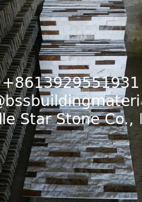 White/Rustic Quartzite Ledgestone,Indoor Thin Stone Veneer,Outdoor Landscaping Culture Stone