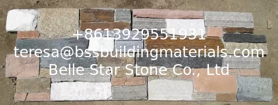 Multicolor Z Stone Cladding,Natural Stacked Stone,Outdoor Stone Veneer,Indoor Stone Panel