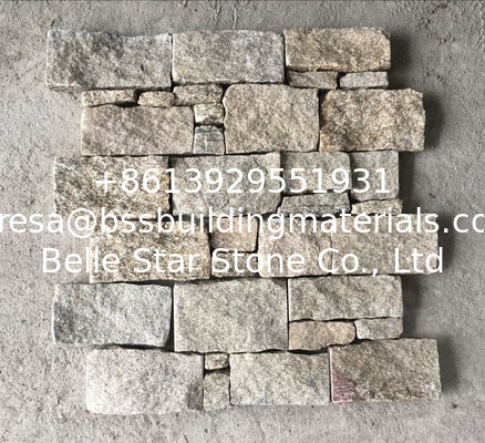 Rusty Split Face Slate Z Stone Panel with Steel Wire Back,Natural Slate Stacked Stone Cladding