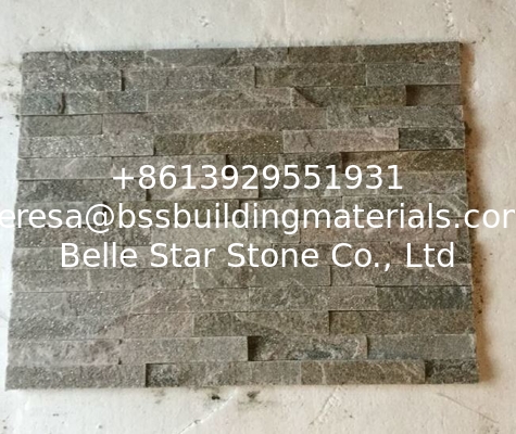 Pink Quartzite Thin Stone Veneer,Natural Z Stone Cladding,Outdoor Stacked Stone,Indoor Ledgestone