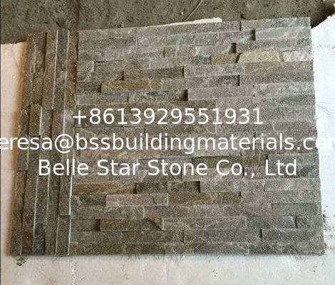 Pink Quartzite Thin Stone Veneer,Natural Z Stone Cladding,Outdoor Stacked Stone,Indoor Ledgestone