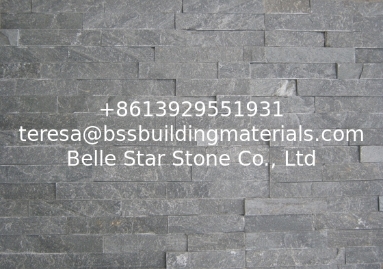 Grey Slate Thin Stone Veneer,Split Face Slate Culture Stone,Natural Z Stone Cladding,Stacked Stone