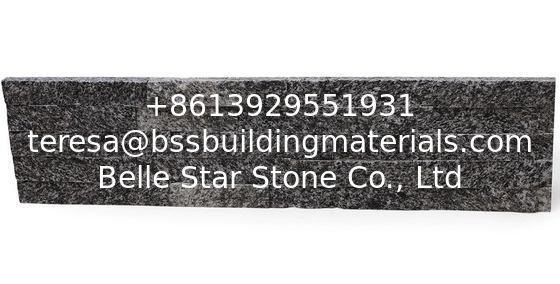 Dark Grey Granite Culture Stone,Indoor Stacked Stone Veneer,Outdoor Stone Cladding Wall