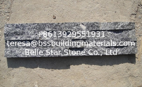 Dark Grey Granite Culture Stone,Indoor Stacked Stone Veneer,Outdoor Stone Cladding Wall