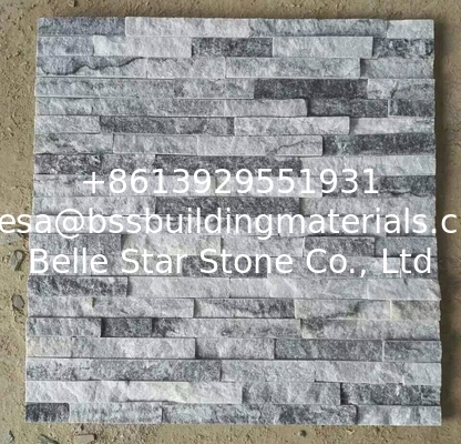 Cloudy Grey Quartzite Z Clad Stone Cladding,Thin Stone Veneer,Culture Stone Wall,Silver Cloud Stacked Stone,Ledgestone