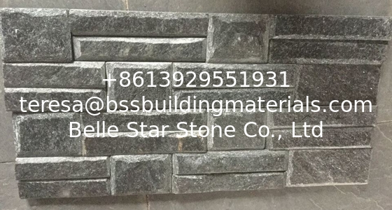 Green Quartzite of Beveled Edges Culture Stone,Indoor Stacked Stone,Outdoor Stone Veneer Panels