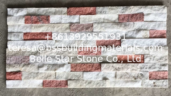 Rustic/Green Mixed Color Quartzite Stacked Stone,Indoor Multicolor Ledger Panels,Culture Stone Veneer