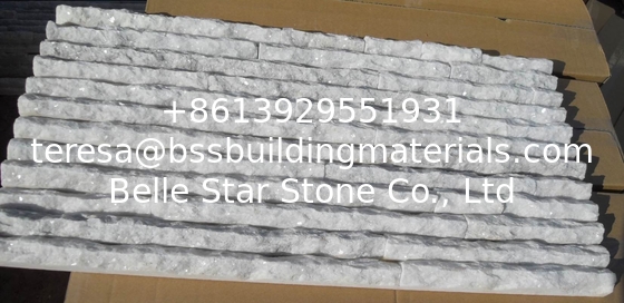 Snow White Mountain Face Quartzite Stone Cladding,Outdoor Landscaping Stacked Stone,Stone Veneer