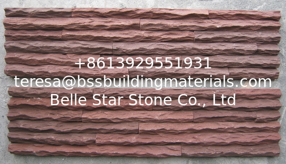 Purple Mountain Face Sandstone Stacked Stone,Outdoor Landscaping Stone Veneer,Ledger Panels