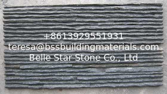 Black Mountain Face Quartzite Culture Stone,Outdoor Landscaping Stone Cladding,Pattern Stone Veneer