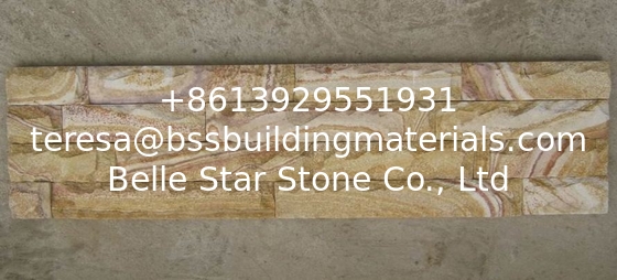 Yellow Sandstone Mushroom Face Sandstone Stacked Stone,Outdoor Landscaping Culture Stone Panel