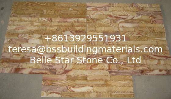 Yellow Sandstone Mushroom Face Sandstone Stacked Stone,Outdoor Landscaping Culture Stone Panel