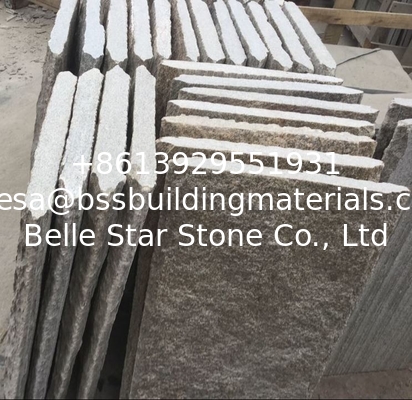 Yellow Granite Wall Caps,Natural Wall Top Stone,Column Caps,Pillar Caps,Pillar Top Yellow Stone