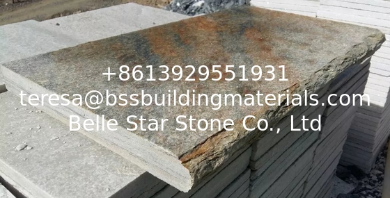Rustic Quartzite Wall Caps,Natural Wall Top Stone,Column Caps,Pillar Caps,Pillar Top Rustic Stone