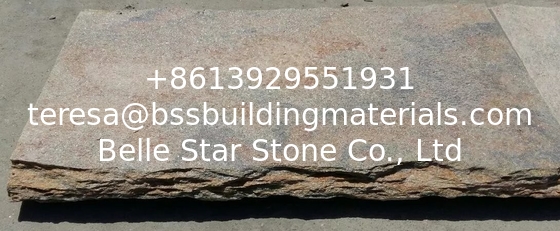 Rustic Quartzite Wall Caps,Natural Wall Top Stone,Column Caps,Pillar Caps,Pillar Top Rustic Stone