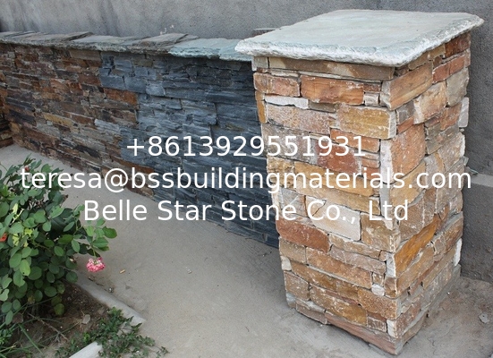 Oyster Slate Wall Caps,Natural Wall Top Stone,Column Caps,Pillar Caps,Pillar Top Oyster Stone