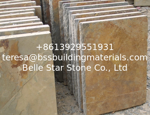 Rusty Slate Wall Caps,Natural Wall Top Stone,Column Caps,Pillar Caps,Pillar Top Multicolor Stone
