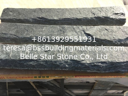 Black Quartzite Wainscot,Natural Stone Wainscot,Black Stone Waistline,Outdoor Wall Black Wainscot