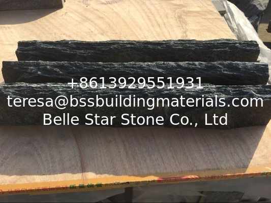 Black Quartzite Wainscot,Natural Stone Wainscot,Black Stone Waistline,Outdoor Wall Black Wainscot