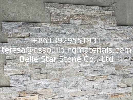 Wood Grain Granite Culture Stone,Wooden Granite Ledger Panels,Granite Stacked Stone,Stone Cladding,Z Stone Panels