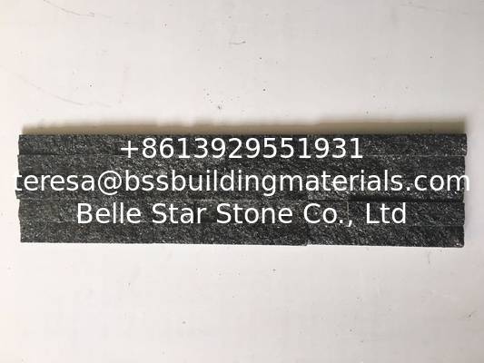 Black Diamond Quartzite Thin Stone Veneer,Quartzite Culture Stone,Black Stone Panels,Quartzite Ledgestone,Stone Cladding