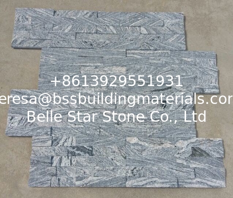 China Juparana Granite Culture Stone,Multicolour Grain Ledgestone,Grey Granite Stacked Stone,Stone Cladding,Stone Veneer