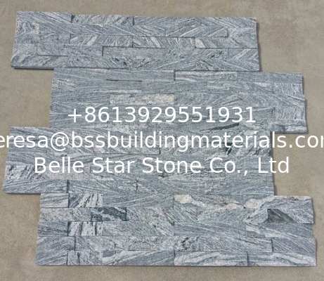 China Juparana Granite Culture Stone,Multicolour Grain Ledgestone,Grey Granite Stacked Stone,Stone Cladding,Stone Veneer