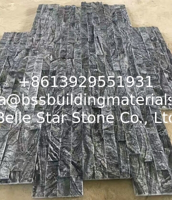 Black wooden marble culture stone,black forest marble stacked stone,black wood vein marble ledgestone,stone cladding