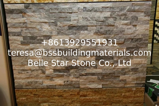 Silver White Quartzite Stone Cladding,Natural Quartzite Culture Stone,Split Face Ledgestone,Blacksplash Stone Panels