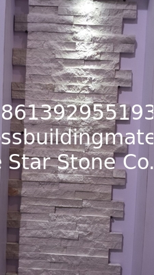 Wooden White Marble Stacked Stone,China Serpeggiante Marble Stone Panels,Chenille White Marble Culture Stone,Ledgestone